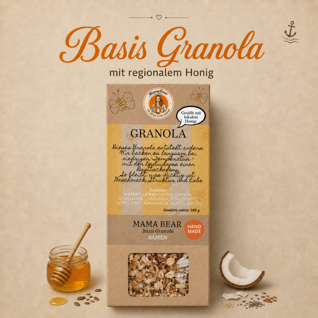 Basis Granola mit Honig verfeinert 250 g