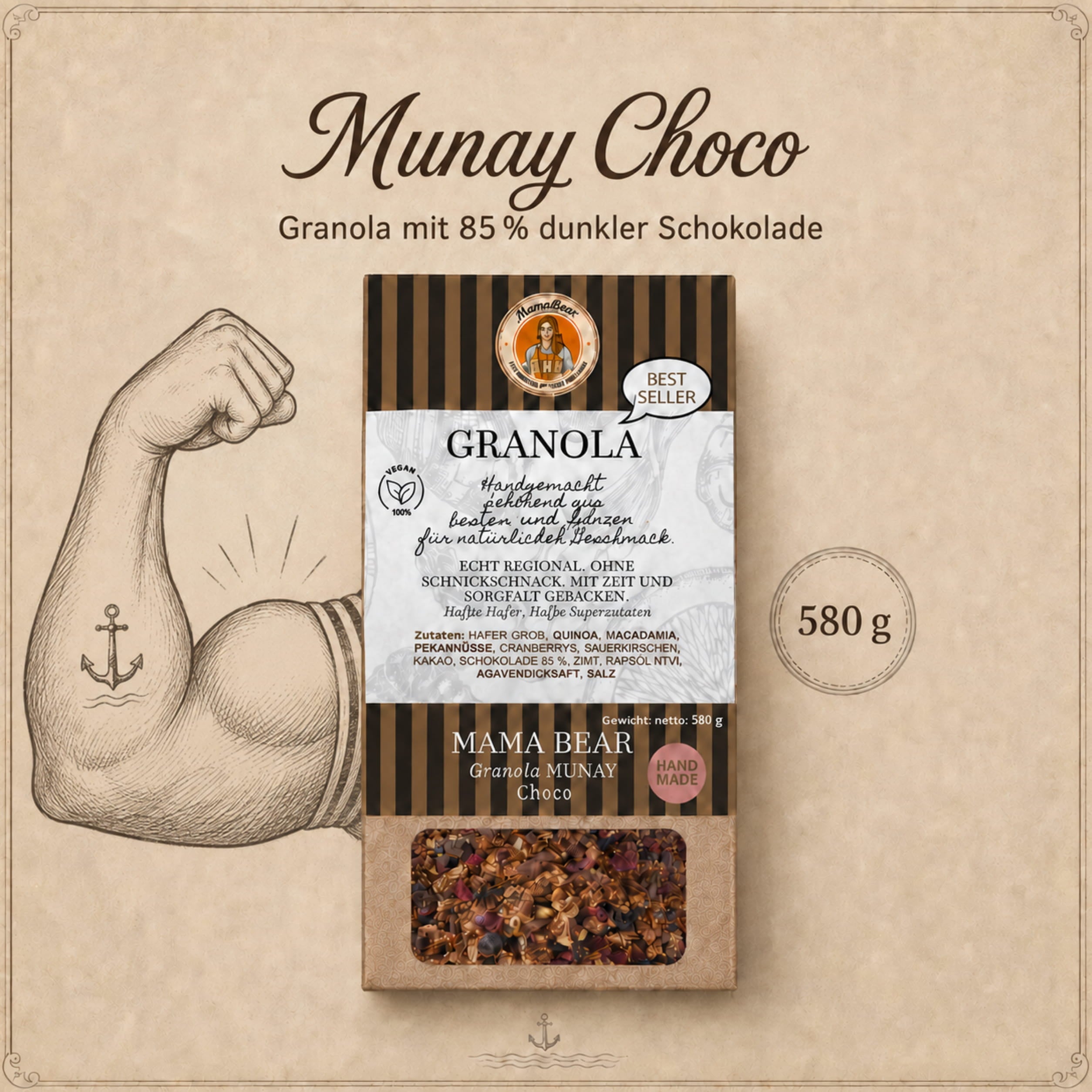 Granola Choco – Booster 580 g